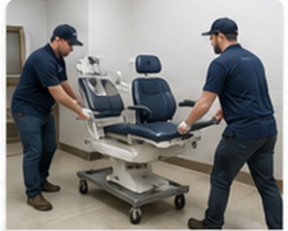 Dental office relocation and equipment moving
